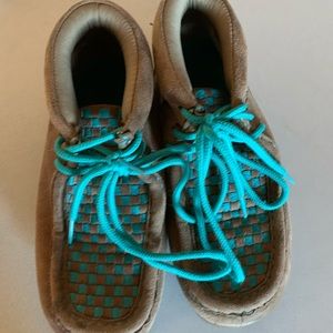 Kids driving moccasins